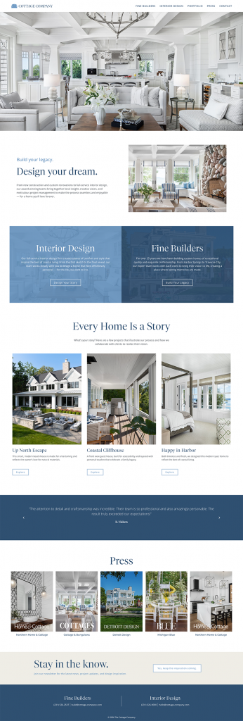 Cottage Company Home Page