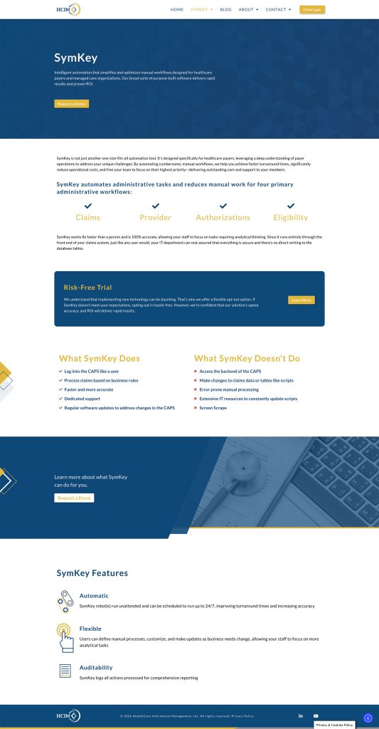 HCIM Services Page