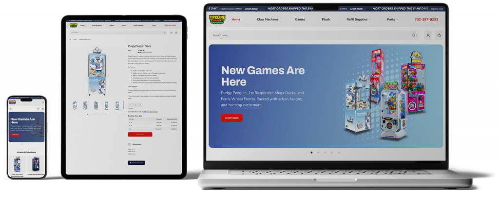 Pipeline Games Website